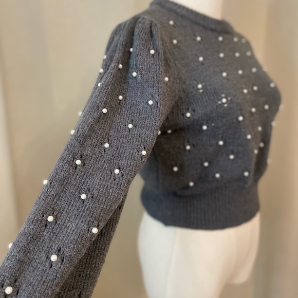 NWOT Zara Knit Crop Sweater - Picture 4 of 8